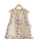 Chinese style Butterfly Heavy Industry Embroidery Vest Vest Spring New Large Size Fat MM Fat Feet Slimming Sleeveless Top