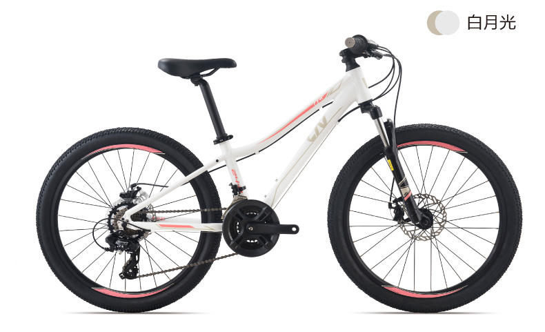 liv丽以芙cate 24-d 2铝合金21速机械碟刹避震青少年山地自行车