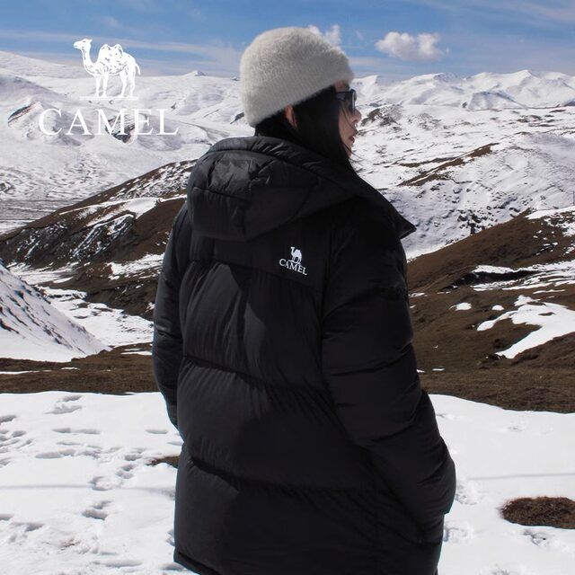 Camel Volcano down jacket women's autumn and winter 2025 new warm jacket short men's bread jacket