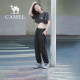 Camel women's outfits and work pants 2025 summer new style light and breathable outdoor sports and casual long pants for men and women
