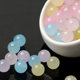 Morganite chalcedony sparse beads five-color chalcedony round beads DIY semi-finished jewelry accessories color crystal material bag