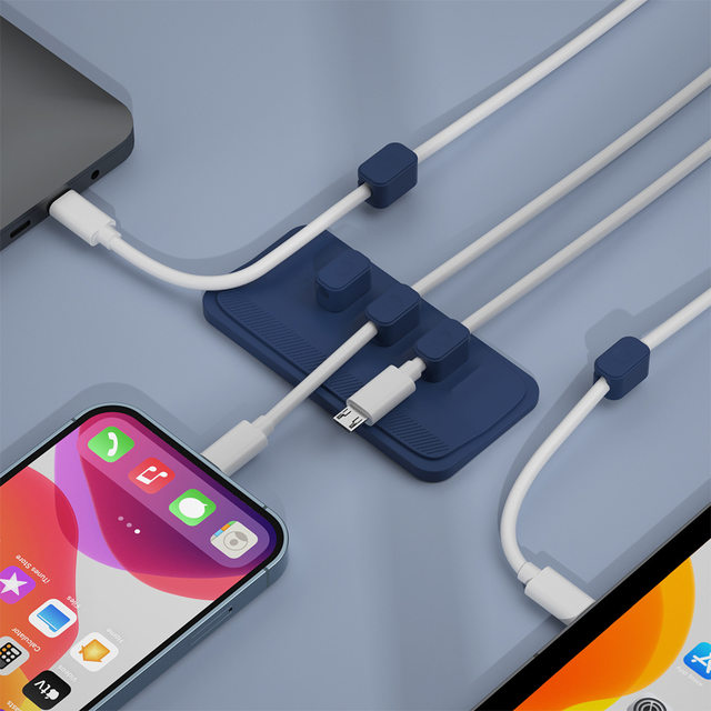 Silicone magnetic suction wire set Multi -card computer data cable ...