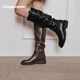 Toomanyshoes Knight Nocturne thick-soled boots knight boots for women