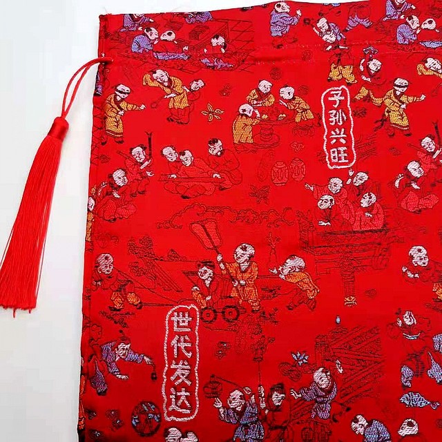 Wedding dowry, festive descendants bags, hundreds of children, pictures, prosperity, and generations, brides carry handbags, previous generations, and offspring bags