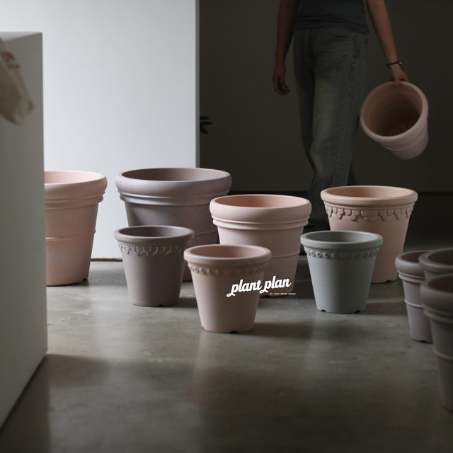 
Garden Jiabo Rui Flower Pot Plastic Flower Pot Large Thickened Durable Large Diameter Imitation Ceramic Flower Pot