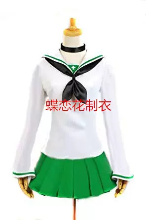 少女与战车县立大洗女子学园制服cos