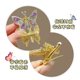 Children's hairpins with moving rhinestone butterfly hairpins, cute hairpins that can fly, side clips for broken hair and bangs clips