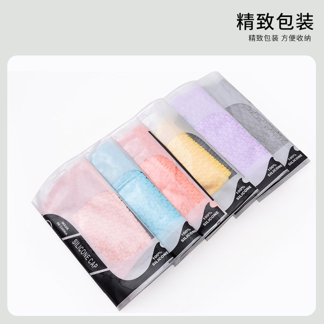 New swimming cap for women long hair waterproof custom silicone large size adult men water drop protection ear swim cap swimming