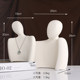 Ceramic portrait model couple desktop home furnishings housewarming wedding gift abstract literary soft decoration stand