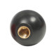 Bakelite handle ball handle ball plastic ball head black copper core red iron core electromechanical ball machine tool handle cover operation rod