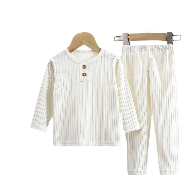 Clearance and removal of children's underwear set, Korean style clothes, spring new style, boys' velvet, baby girl's home clothes