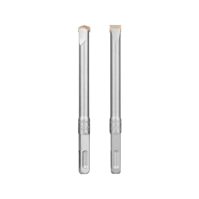 Fang Datang electric hammer drilling wall king king 12 % straight straight handle without twist to explode the diaphragm's tander flat head alloy chisel