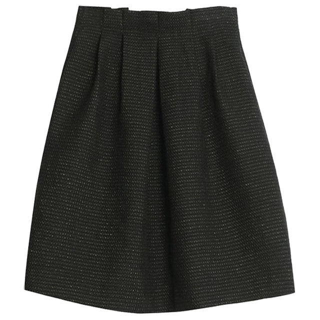 Mid -skirt female high waist spring and autumn skirt 2025 new flower bud skirt shows thin skirt puff skirt autumn and winter half skirt