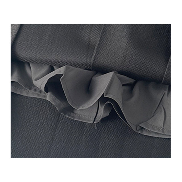 Irregular pleated skirt 2025 autumn and winter new versatile light luxury mid-length skirt casual temperament skirt
