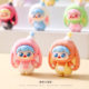 
A group of 9 ornaments flocking hang ear rabbit girl cute doll decoration office desktop mini small ornaments
