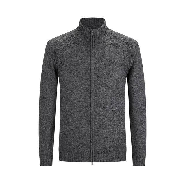 Youngor men's sweater jacket spring new official business casual wool ...