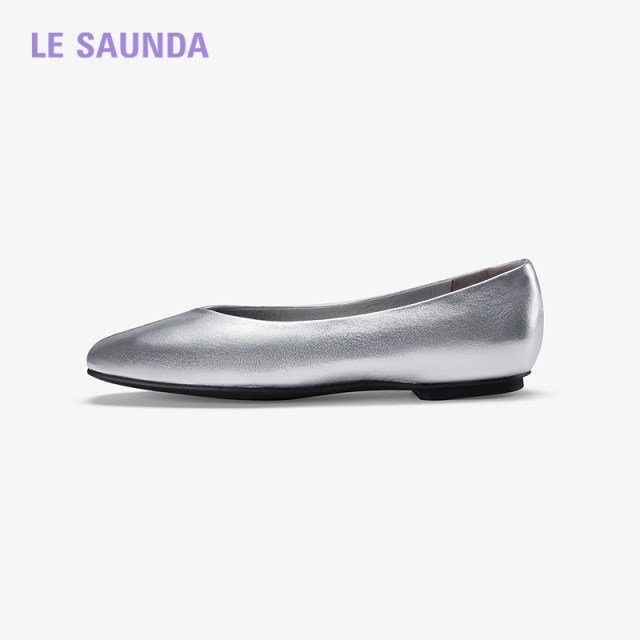[Suffuri] Lylesdan Outlet Sale Commuter Square Head Light Mouth Stick Flat Sole Single Shoes Women 5T02101