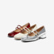 Bestou Spring and Summer New Style Shopping Mall Same Simple French Mary Jane Shoes Thick Heel Women's Singles Shoes RCG22CQ4