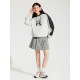 Hot air sweatshirt 2024 spring new women's cartoon printed round neck sweatshirt hooded casual street underwear top