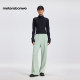Metersbonway casual pants for women's spring new plush velvet comfortable trousers casual sports pants high waist straight pants