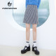 Metersbon woolen skirt for women sweet checker spring and autumn fashion commuting high street ladies loose skirt