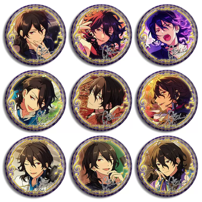 偶像夢幻祭undead朔間零周邊徽章吧唧動漫遊戲金屬胸章現貨 Taobao