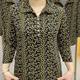 Middle-aged and elderly mothers wear spring and summer new high-end loose large size retro slimming and slimming meat-covering top