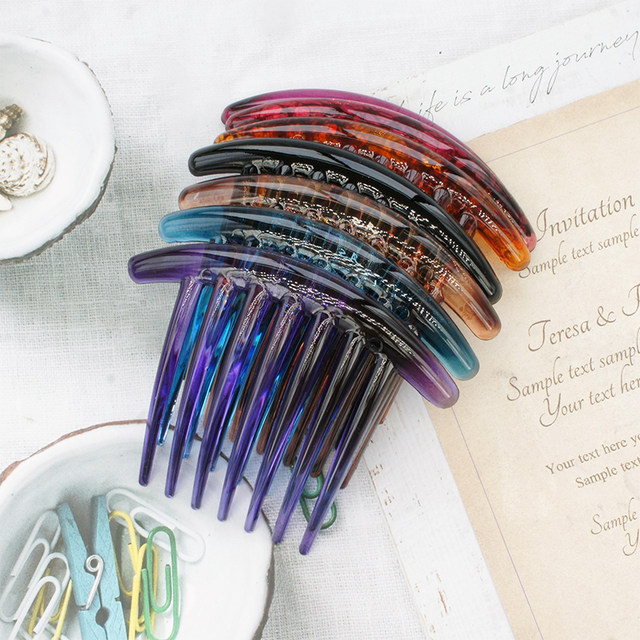 AS brand genuine high-quality hair accessories beef tendon resin resistant to falling and combing, hair combing, no love to break the ponytail behind the head