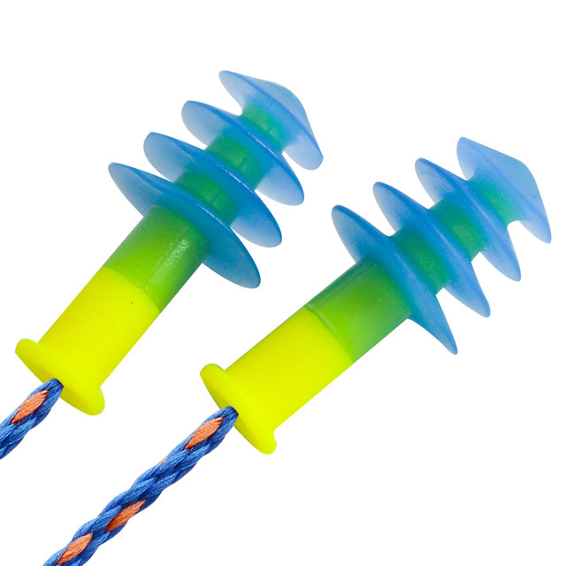 German Deomun bathing and swimming earplugs waterproof professional non-soundproof men's anti-water ingress adult children's lanyard anti-lost