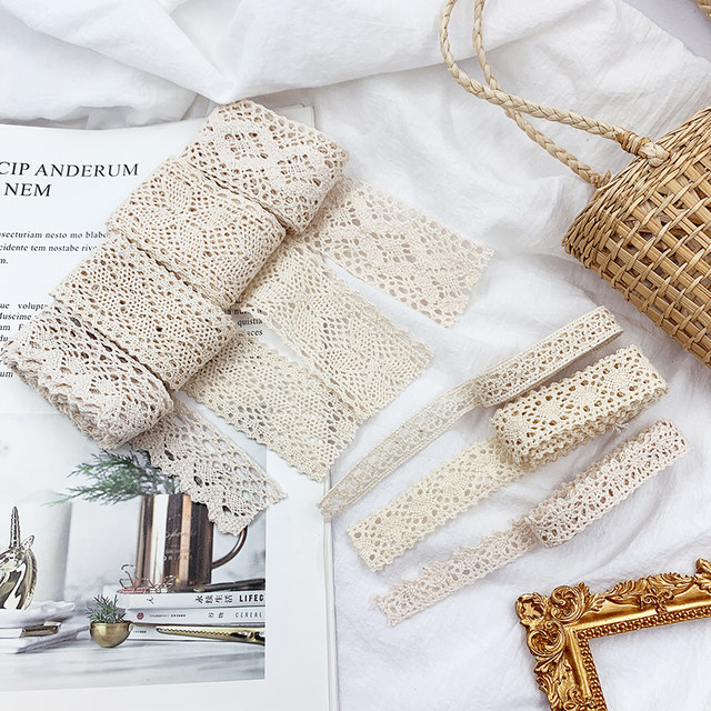 Cotton lace accessories DIY handmade decoration skirts hollow floral packaging hair accessories materials clothing accessories