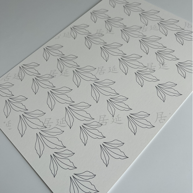 Juyan (shrinkable version) flower wrap hairpin paper mold paper pattern cardboard drawing pattern 350gA4 white cardboard handmade flowers