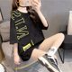 2024 summer new style pocket short-sleeved t-shirt women's loose large size women's design belly-covering slimming half-sleeved top