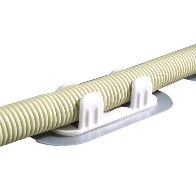 No punching air conditioning drain pipe fixed buckle washing machine sewer pipe clamp hose no nail pipe clamp pipe line pipe