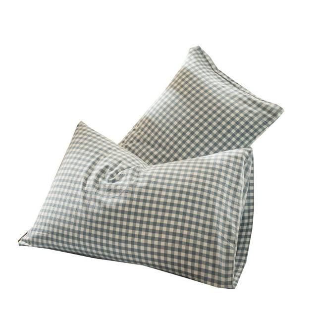 Pure cotton pillowcase 48*74cm 100% cotton washed cotton pillowcase 40x60 single children's pillowcase liner set one pair