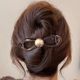 Simple frosted duckbill clip large back head hair clip female 2025 new hair clip high-end hair clip headwear