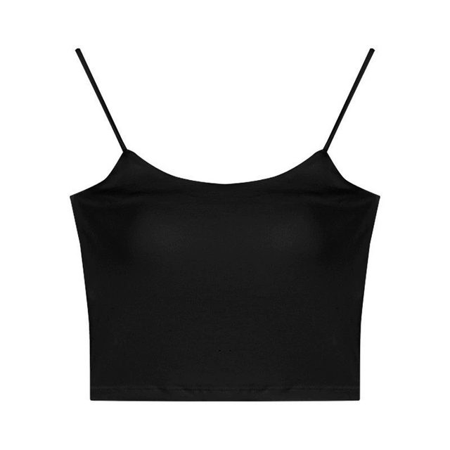 Summer beautiful back white suspender with chest pad vest for women 2025 new hot girl backless outside wearing short base top