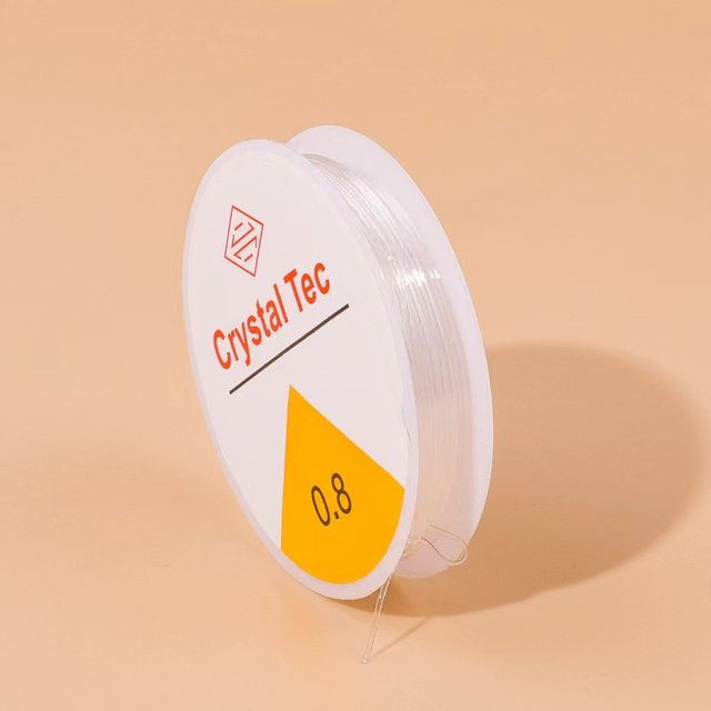 1 installation of 0.8mm pearl elastic line DIY manual accessories