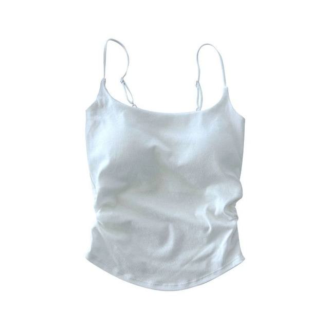 Dopamine sweet outer wearing camisole vest female with chest pad vest camism slim back to the bottom top top