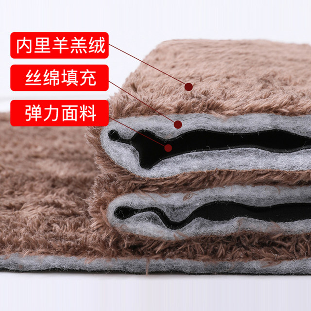 Winter warm cotton trousers for middle-aged and elderly people plus velvet and thickened sherpa trousers for mothers and girls, which are convenient for wearing grandma trousers outside.