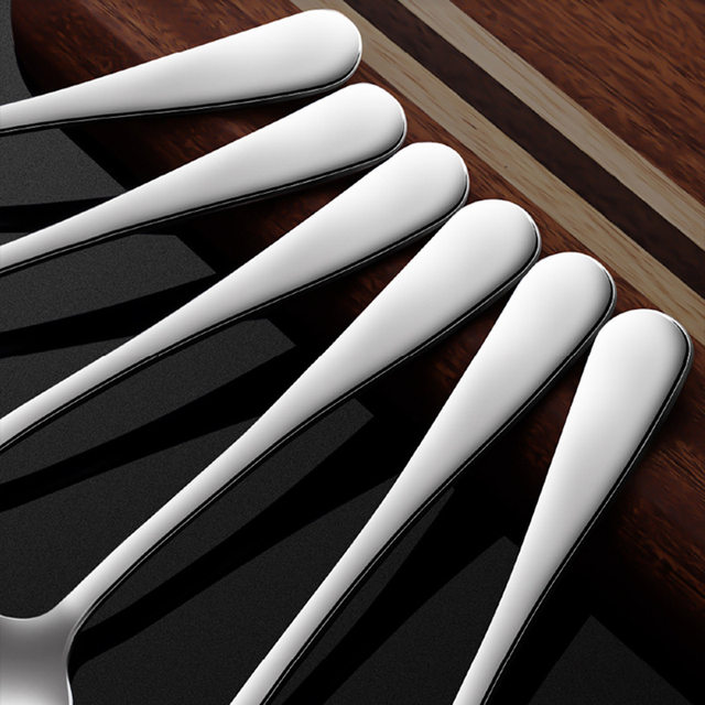 3 large stainless steel coffee spoons