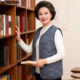 Autumn and winter middle-aged and elderly women's clothing, plus velvet, thickening and cotton, warm vest, too big mother's clothing, vest liner