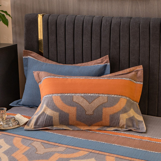 Pure cotton pillowcase pair of frayed single adult pillow core inner cover 48x74cm100 cotton pillowcase thickened