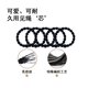 High elastic hair ring for women sports fitness high ponytail hair rope durable rubber band tie hair thick head rope not damage hair