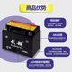 Wuchao motorcycle battery 12v maintenance-free 125 curved beam 110 pedal tricycle 9a7a universal dry storage battery