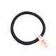 Black label rubber band seamless hair ring 0.6 thickened thickened high elastic hair rope simple head rope durable seamless