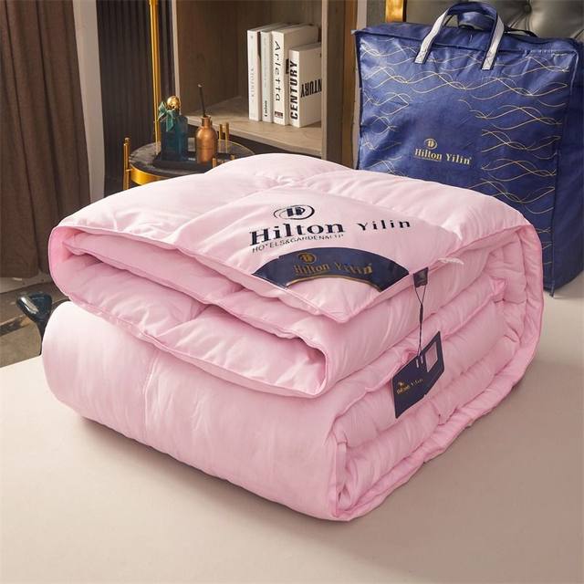 Five-star hotel feather velvet quilt thickened warm quilt in summer cool quilt in spring and autumn quilt in winter quilt universal fluffy in all seasons