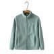 Mom's autumn and winter polar fleece jacket for women, simple casual double-sided velvet jacket, fleece jacket, jacket with stylish lining