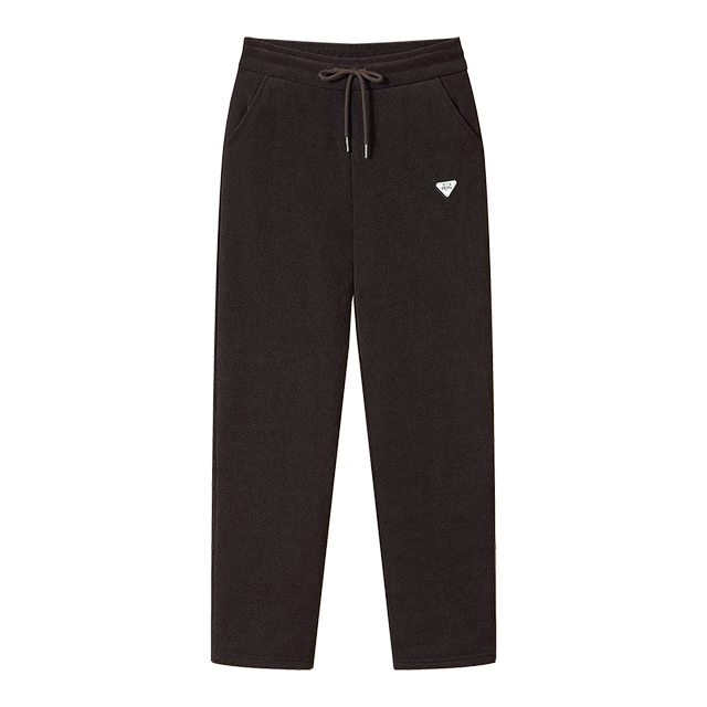 Middle-aged and elderly people wear Northeast 45 degree warm long pants for mothers in winter, plus velvet and thickened cotton pants for old ladies to wear in black