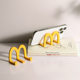 
M-shaped McDonald Mini Cute Desktop Lazy Mobile Phone Holder Creative Ornament Mobile Phone Holder 1
