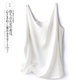 Suit and suspender vest for women with inner layer base imitation silk imitation mulberry silk satin beautiful back and outer wear sexy sleeveless